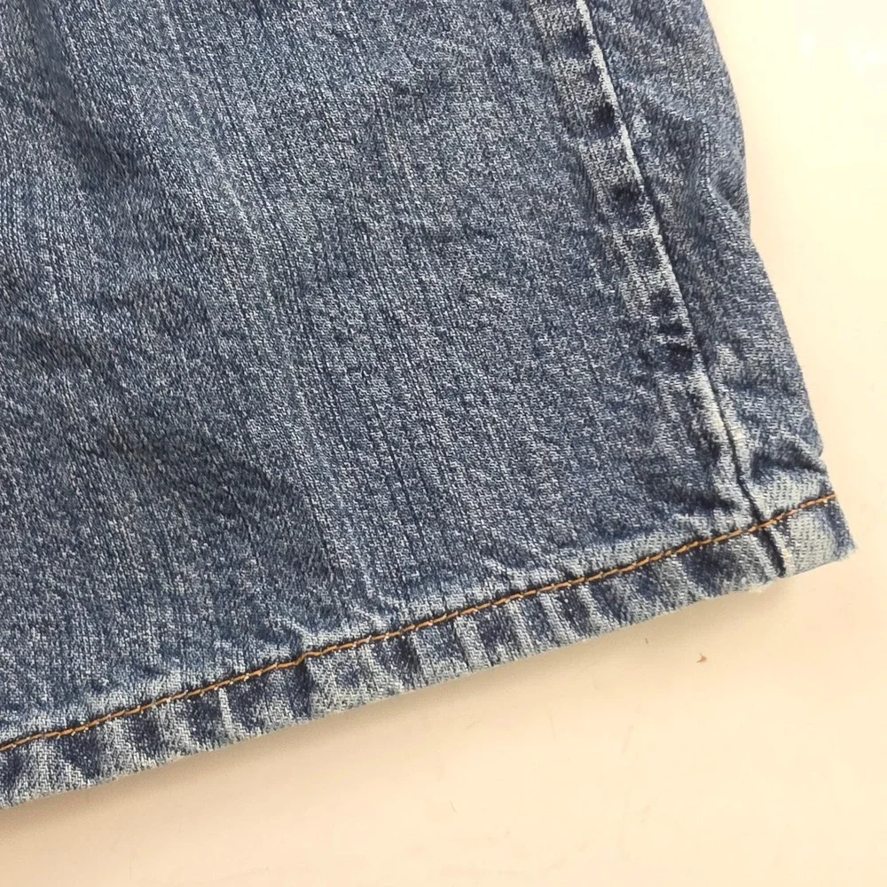 Levi's 550 Denim Shorts Mens 30 Blue Relaxed Fit Medium Wash Cotton 5-Pocket Y2K